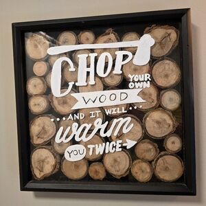 Rustic Wood Slice Wall Art Decor